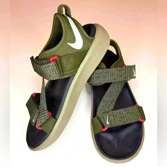 Nike Men’s Vista Sandal Rough Green/wolf Grey Strap Size-6 - Picture 5 of 11